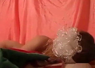 Pigtailed daughter swallows her brother